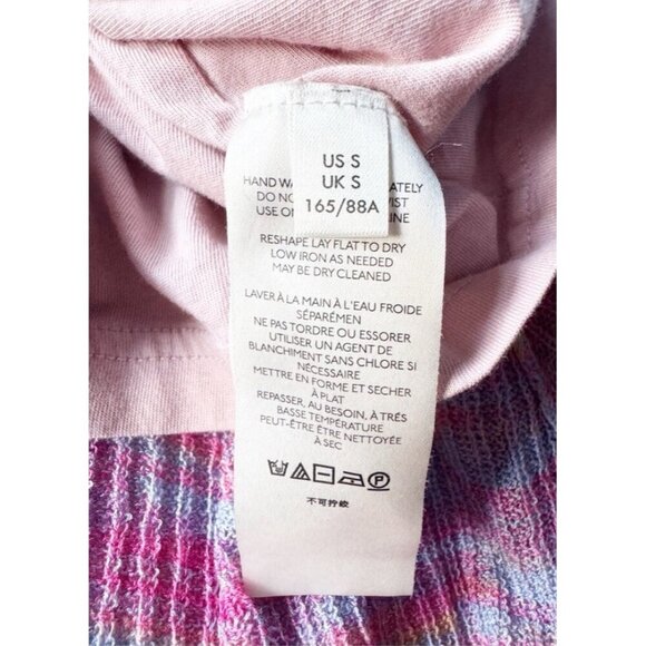 Free People Womens Endless Love Halter Maxi Dress Size M Rainbow Space Dye Knit - Picture 10 of 13